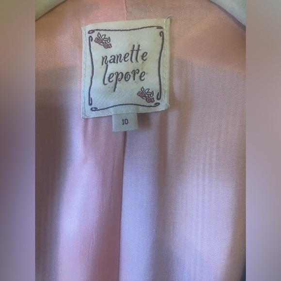 🎀 Nanette Lepore jacket size 10 - Picture 7 of 10